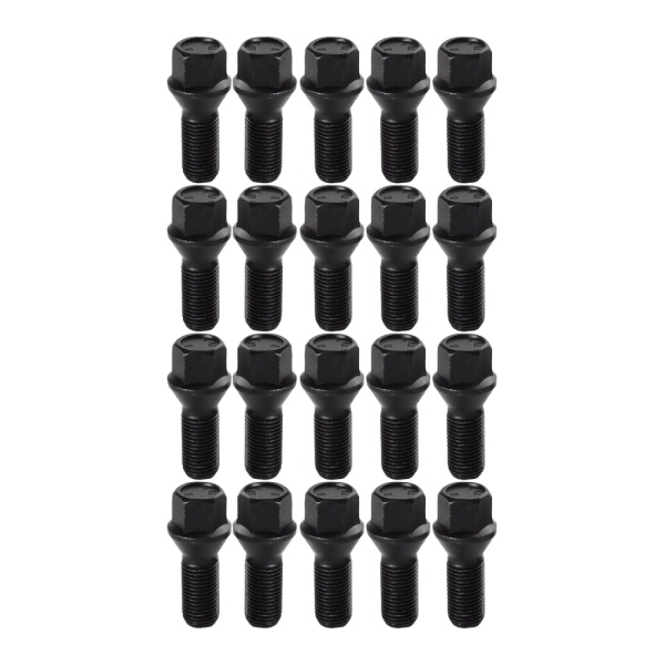 Bimecc Wheel Bolts - VW T5 / T6 - M14x1.5 Tapered Seat - Black